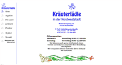 Desktop Screenshot of krauterlaedle.de